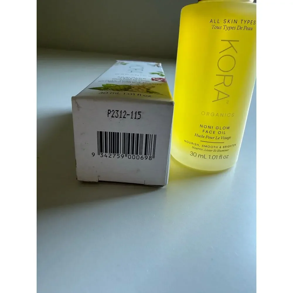 $78 New KORA Organics Noni Glow Face Oil 30ml Full Size Brightening Hydrating
